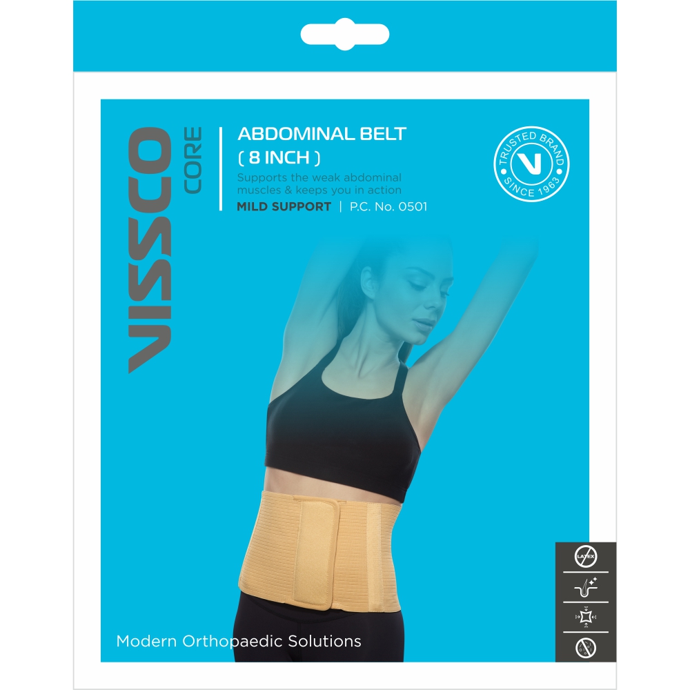Buy Vissco Abdominal Support Belt 8 Inch Online In India