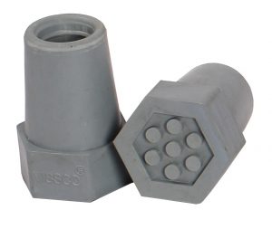 Rubber Tips/Shoes For Crutches (Single Piece)