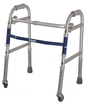 Champ Folding Walker with Castors - Child