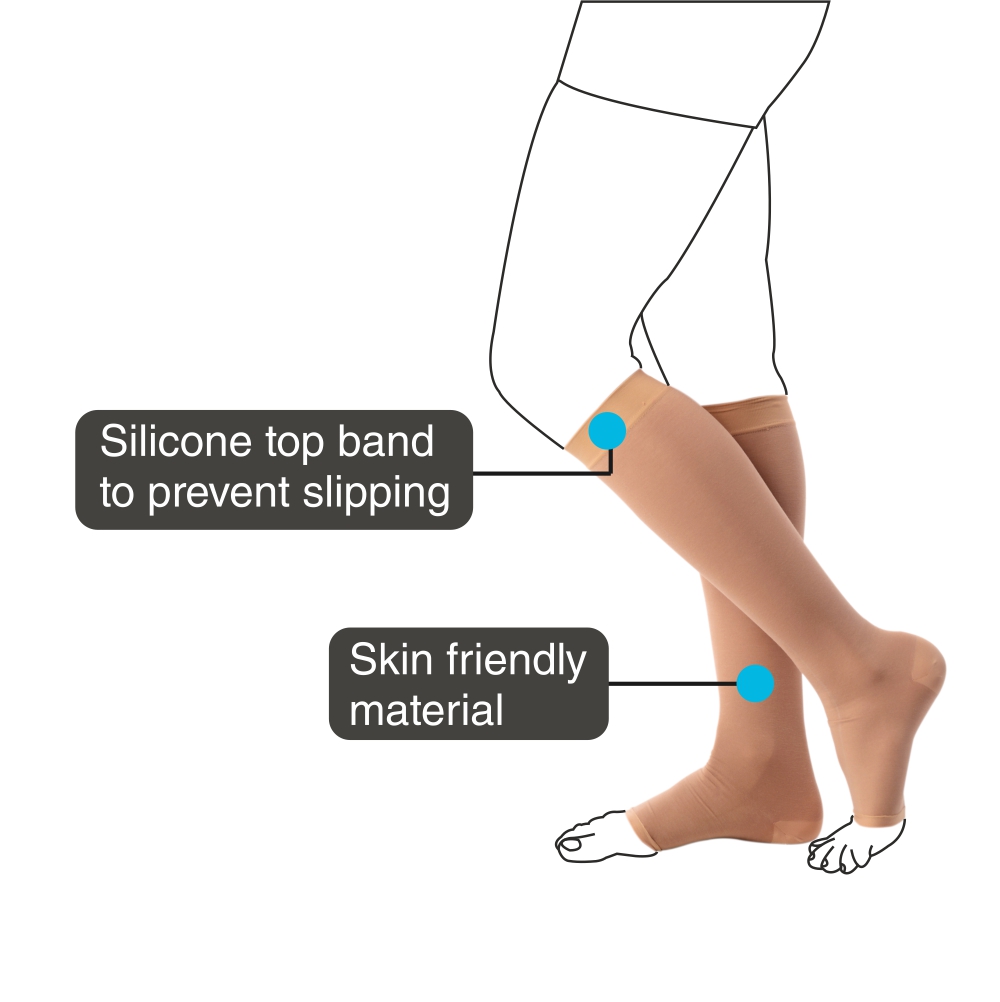 Buy Vissco Medical Compression StockingsKnee Length Online In India