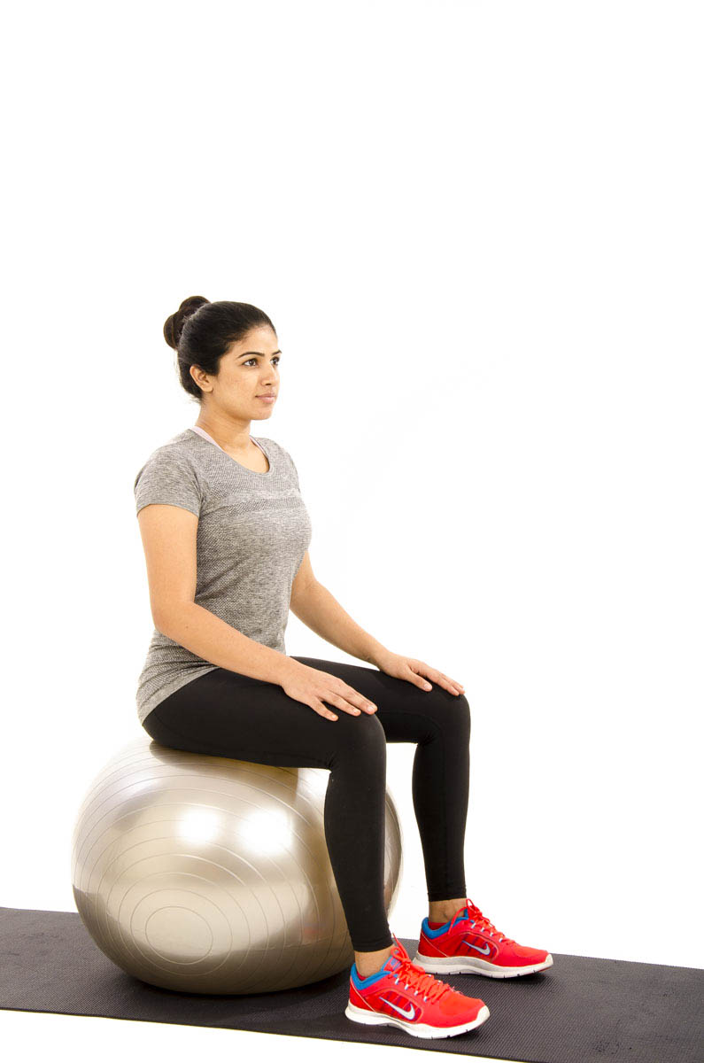 Pelvic Clocks On Gym Ball Vissco Healthcare Private Limited.