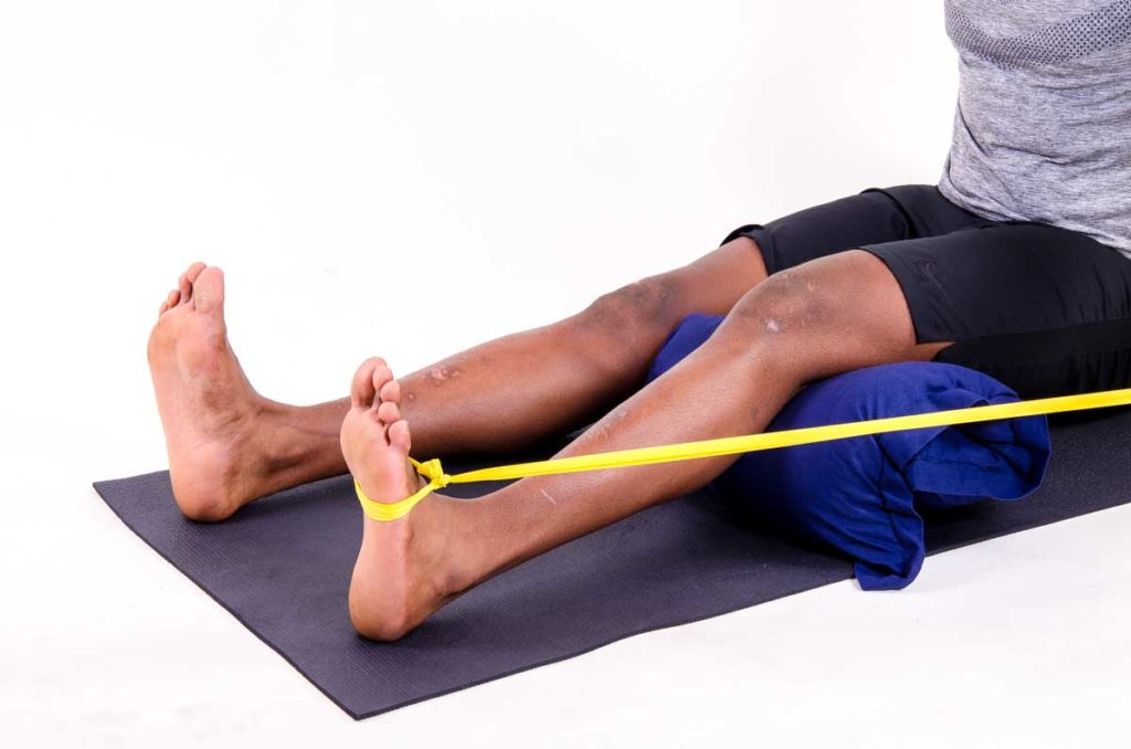 Theraband Inversion with Knee Flexed