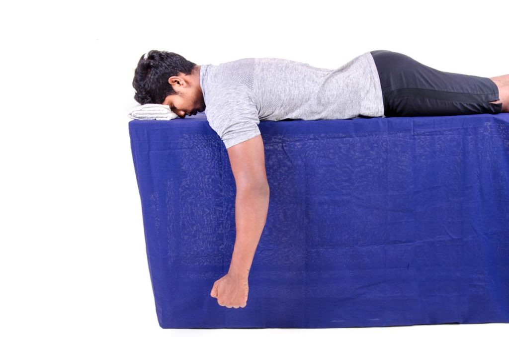 Prone row