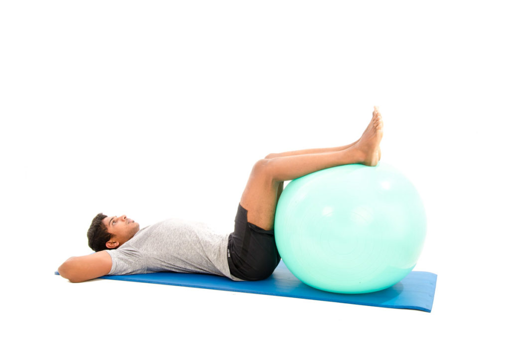 Gym Ball Level 2 Oblique Crunch