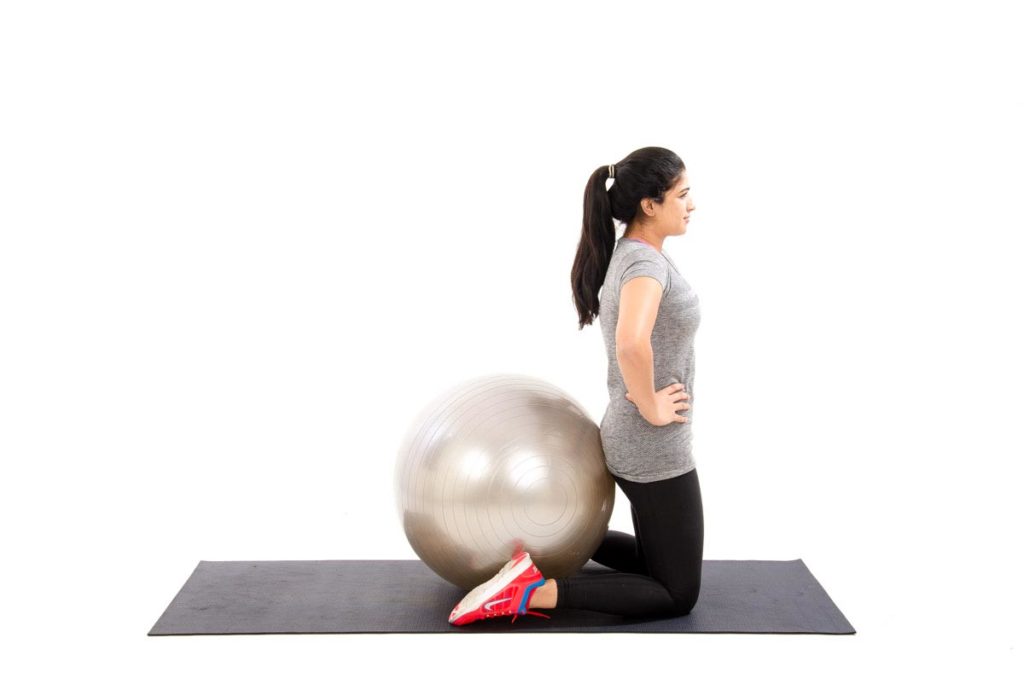 Abdominal Stretch On Gym Ball