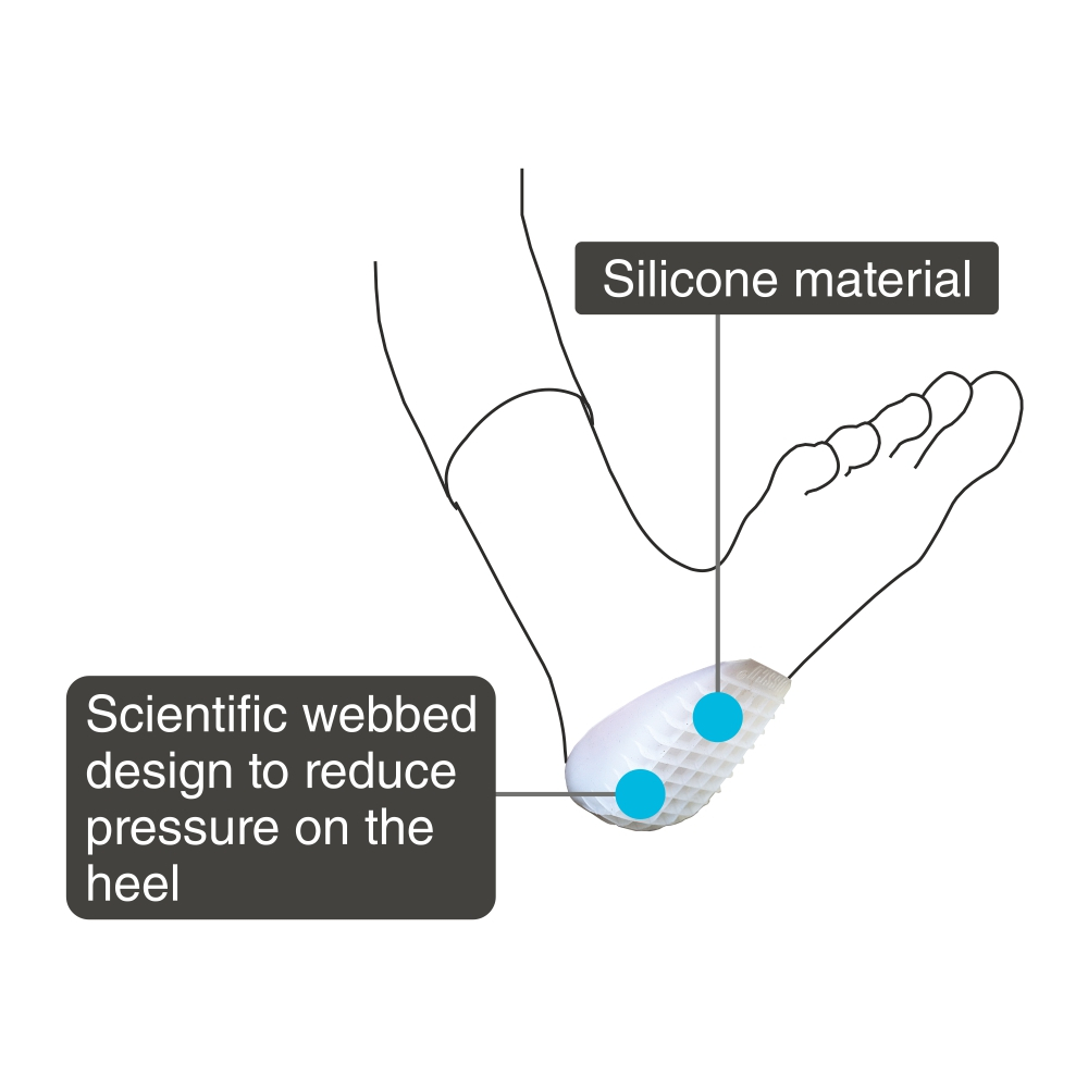 vissco silicone heel pad