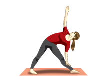 TRIKONASANA (TRIANGLE POSE)