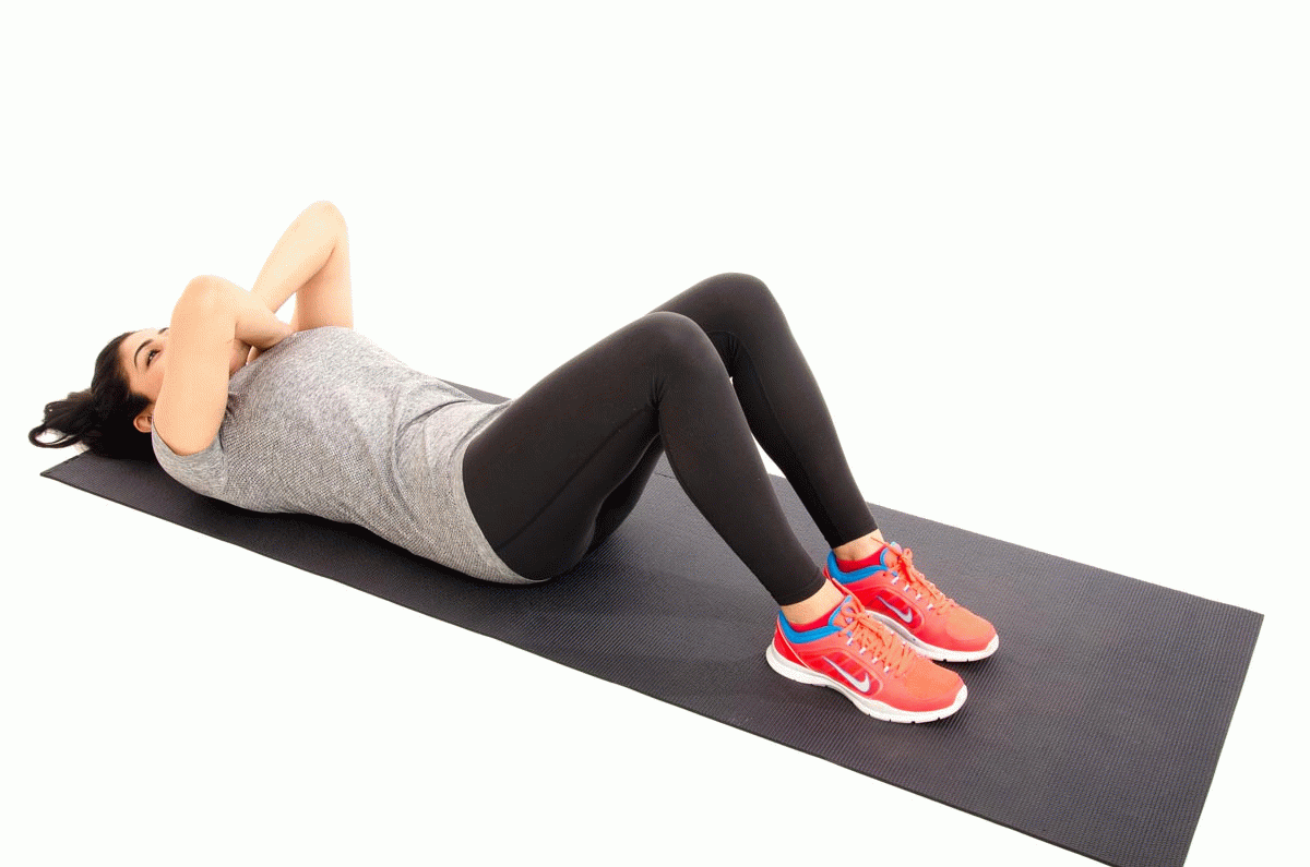 Exercise for Sciatica from Spinal Stenosis. 7 lying march